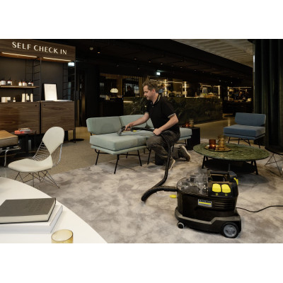 Пилосос професійний Karcher Go!Further Puzzi 8/1 Re!Plast 1200Вт 270мБар контейнер 8/7л вологе/сухе прибирання  8.6кг