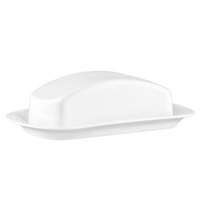 Маслянка ARDESTO, 20.3х12.7х6.4см, порцеляна, білий