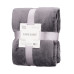 Плед ARDESTO Flannel, 200x220см, 100% поліестер, темно-сірий