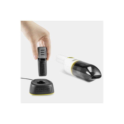 Karcher Пилосос автомобільний CVH 2-4 , 54Вт, конт пил -0.15л, автон. робота до 10хв, вага-0.6кг, НЕРА, турборежим, білий Karcher Пилосос автомобільний CVH 2-4 , 54Вт, конт пил -0.15л, автон. робота до 10хв, вага-0.6кг, НЕРА, турборежим, білий