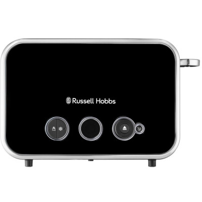 Тостер Russell Hobbs Distinctions 2-Slice 1670Вт, підігрів, розморожування, пластик, чорний