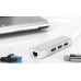 Digitus 3-разъемный хаб USB 3.0 и сетевой адаптер Gigabit