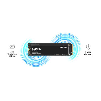 Накопичувач SSD 1ТB Samsung 980 M.2 2280 PCIe 3.0 x4 NVMe V-NAND MLC (MZ-V8V1T0BW)