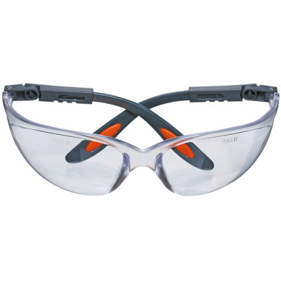 Окуляри захисні Neo Tools протиосколкові, нейлонові дужки, регулювання довжини та кута душок, стійкі до подряпин, прозорий Окуляри захисні Neo Tools протиосколкові, нейлонові дужки, регулювання довжини та кута душок, стійкі до подряпин, прозорий