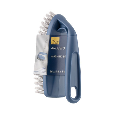 Щітка для миття ARDESTO Easy 16х5.8х8см, пластик, блакитний Щітка для миття ARDESTO Easy 16х5.8х8см, пластик, блакитний