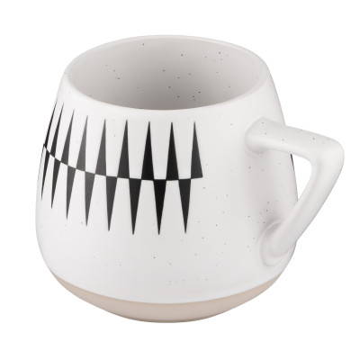 Чашка ARDESTO Auro, 440мл, кераміка, білий