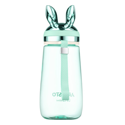 Пляшка для води ARDESTO Bunny 600мл, пластик, зелений Пляшка для води ARDESTO Bunny 600мл, пластик, зелений