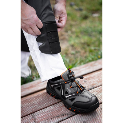 Кросівки робочі Neo Tools, легкі, дихаючі, підошва EVA з гумовим покриттям, OB SRA, СЕ, р.42(28см), чорно-сірий