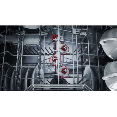 Посудомийна машина Bosch вбудована, 14компл., A, 60см, дисплей, 3й кошик, білий