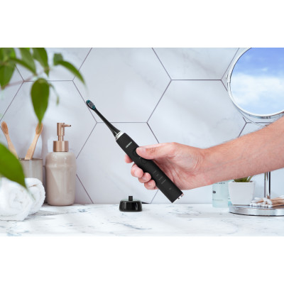 Щітка зубна електр. ARDESTO, ETB-211B, 40т. колив/хв, насадок-5, футляр, IPX7, чорний Щітка зубна електр. ARDESTO, ETB-211B, 40т. колив/хв, насадок-5, футляр, IPX7, чорний