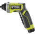 Отвертка аккумуляторная Ryobi RSD4-120T 4В USB Lithium акб 1х2А-ч 5Нм 200об-в кейс для хранения 10 насадок 0.37кг