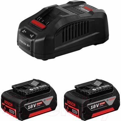 Bosch Акумуляторні батареї з ЗУ , комплект 2 шт, GBA 18Вх4.0A*год + GAL 18V-40
