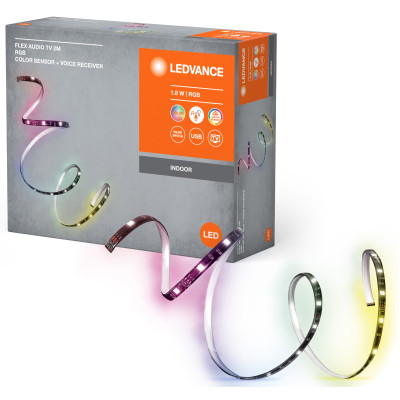 LEDVANCE Стрічка світлодіодна FLEX AUDIO TV 1,8W, 2M RGB COLORSEN USB LEDVANCE Стрічка світлодіодна FLEX AUDIO TV 1,8W, 2M RGB COLORSEN USB