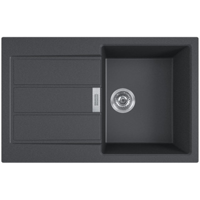 Мийка кухонна Franke Sirius, тектонайт, прямокутник, з крилом, 780х500х200мм, чаша - 1, накладна, 2 S2D 611-78 , чорний Мийка кухонна Franke Sirius, тектонайт, прямокутник, з крилом, 780х500х200мм, чаша - 1, накладна, 2 S2D 611-78 , чорний
