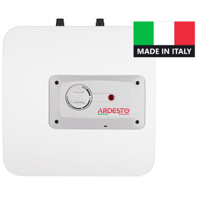 Водонагрівач електр. ARDESTO компакт, 10л, 1,2кВт, монтаж під мийкою, мех. кер-ння, B, Італія, білий Водонагрівач електр. ARDESTO компакт, 10л, 1,2кВт, монтаж під мийкою, мех. кер-ння, B, Італія, білий