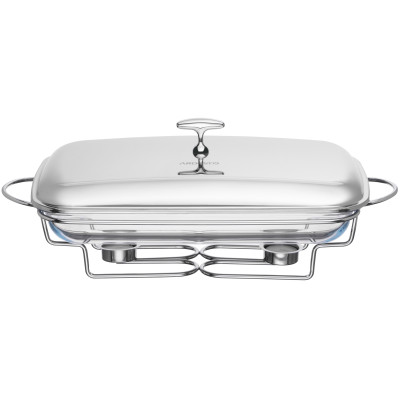 Марміт ARDESTO Black Mars, 3000мл, скло, нержавіюча сталь, прямокутна, прозорий