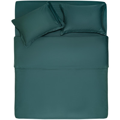 КПБ 2.0сп ARDESTO Mix&Match Premium, підковдра 200х220см, простирадло 240х260см, наволочки (2) 50х70см, 100% бавовна, сатин, зелений