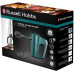 Миксер Russell Hobbs ручной Turquoise, 350Вт, насадки-4, турборежим, бирюзовый