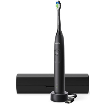 Щітка зубна електр. Philips, Sonicare 5300 Series, 62т. колив/хв, насадок-1, футляр, чорний