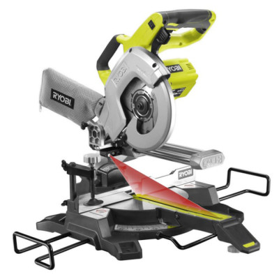 Ryobi Пила торцювальна акумуляторна ONE+ R18MS216-0 18В диск 216мм лазер 14.4кг без АКБ та ЗП
