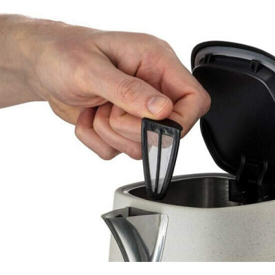 Russell Hobbs Електрочайник Luna Stone, 1.7л, метал, під камінь, бежевий 26960-70