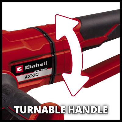 Einhell Шліфмашина кутова AXXIO 36/230 Q акум., PXC, 230 мм, 36В, 6600 об/хв, безщітк., 4.21 кг (без АКБ і ЗП)