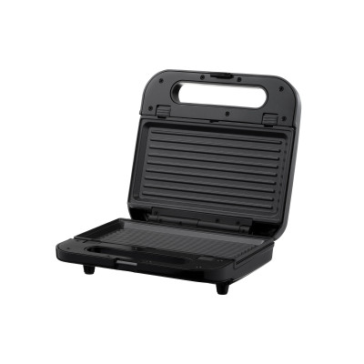 Сендвічмейкер Ardesto 700Вт, алюміній, 4 пластини, корпус-нержав.сталь/пластик, чорно-сріблястий