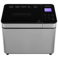 Хлебопечка ARDESTO 650Вт, программ-24, макс.вес -1кг, форма прямоугольник, нержав. сталь, серебристый