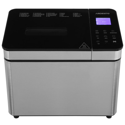 Хлебопечка ARDESTO 650Вт, программ-24, макс.вес -1кг, форма прямоугольник, нержав. сталь, серебристый