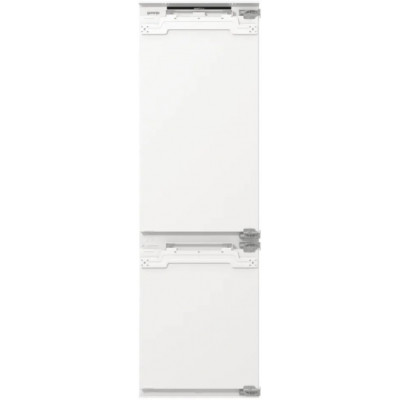 Холодильник Gorenje встроенный с нижней морозильной камерой, 177x69x55см, 2 двери,252(76)л, А+, NF+, Зона свежести, Диспл, Wi-Fi, Белый