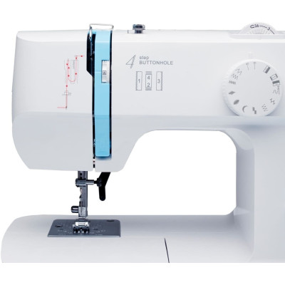Швейна машина МINERVA Horizon R, електромех., 71 Вт, 13 швейних операцій, петля напівавтомат, білий Швейна машина МINERVA Horizon R, електромех., 71 Вт, 13 швейних операцій, петля напівавтомат, білий