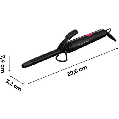 Плойка Rowenta Curling Tong, 25Вт, темп.режимів-1, D -16mm, >180С, кераміка, чорний