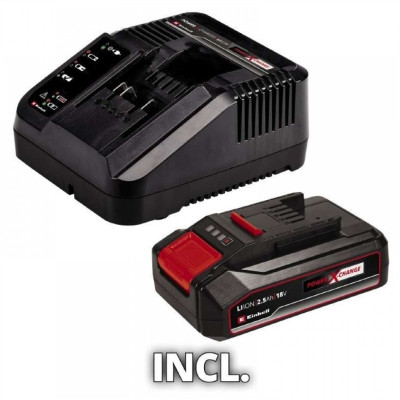 Пила шабельна акумуляторна Einhell TE-AP 18/22 Li Kit PXC 18В акб 1х2.5А·год пропил 100мм хід 22мм 2кг 2.5А·год