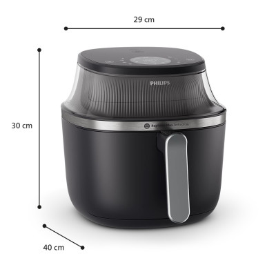 Мультипіч Philips NA321/00 1400Вт, чаша-4.2л, сенсорне управл., 6 авто. программ, пластик, чорний