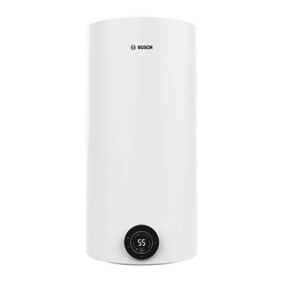 Водонагрівач електр. BOSCH круглий Tronic 4000T, 100л, 2кВт, сухий тен, вертикальний монтаж, електр. кер-ння, B, білий Водонагрівач електр. BOSCH круглий Tronic 4000T, 100л, 2кВт, сухий тен, вертикальний монтаж, електр. кер-ння, B, білий