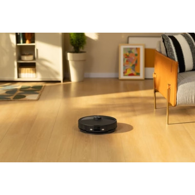 Робот-пилосос RoboRock Q10 VF, h=9.9см, вологе прибирання, конт пил -0.5л, автон. робота до 150хв, Wi-Fi, чорний