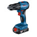 Шуруповерт-дрель ударный аккумуляторный Bosch GSB 185-LI 18В 2х2.0А·ч 50Нм 500·1900об·мин кейс 1кг