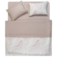 КПБ 2,0сп ARDESTO Gloria, підковдра 200х220см, простирадло 230х240см, наволочки (2) 50х70см, 100% бавовна, сатин, мармур, бежевий КПБ 2,0сп ARDESTO Gloria, підковдра 200х220см, простирадло 230х240см, наволочки (2) 50х70см, 100% бавовна, сатин, мармур, бежевий