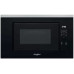 Мікрохвильова піч Whirlpool вбудована, 20л, електронне упр., 800Вт, дисплей, чорний