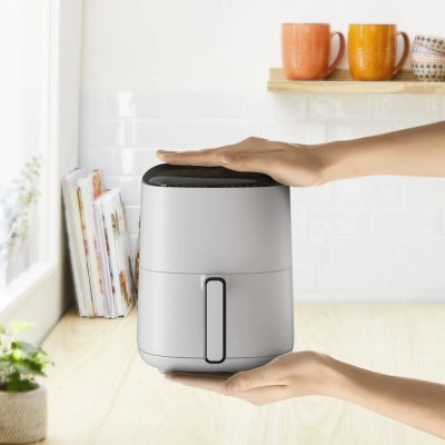 Мультипечь Tefal EasyFry Compact, 1300Вт, чаша-3л, сенсорное управление, 10 программ, пластик, белый