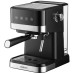 Кавоварка ARDESTO ріжкова 1.5л, мелена, ручний капучинатор, сенсорне керування, чорно-сріблястий