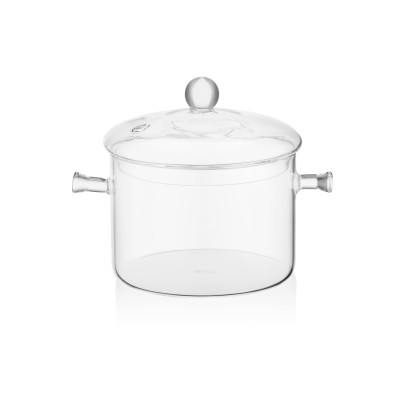 Каструля з кришкою ARDESTO Black Mars 1.5л, боросилікатне скло