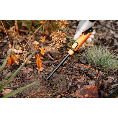 Граблі садові Neo Tools, ширина 8.5см, 5 зубців 25см, система NEO Click 0.12кг