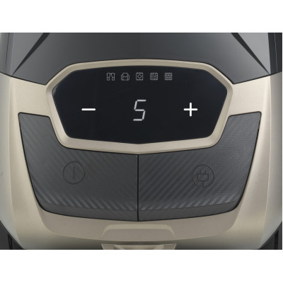 Пилосос Gorenje мішковий, 890Вт, 4л, HEPA, телескоп, LED-дисплей, турбощітка, чорний