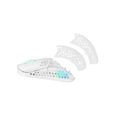 Миша Xtrfy M42, WL/USB-A, RGB, білий