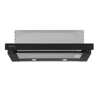 Витяжка Ardesto телескопічна, 60см, 700м3ч, метал, 2х1Вт LED, кнопкове, чорний