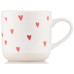 Чашка ARDESTO Heart, 350мл, кераміка, білий