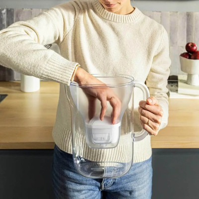 Фільтр-глечик Brita Style Essential MXPro 2.4л (1.4л очищеної води) з картриджем білий