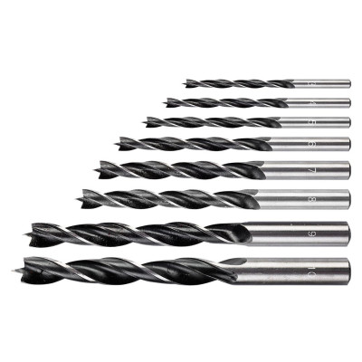 Набір свердел по дереву GRAPHITE спіральне 3-10мм 8шт