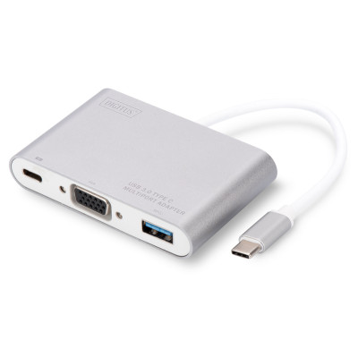Хаб DIGITUS USB-C > VGA/USB-A/USB-C (DA-70839)